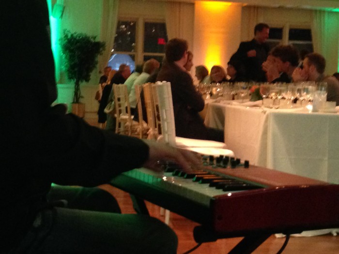 Zeebs tickling the ivories at Midtown Loft and Terrace